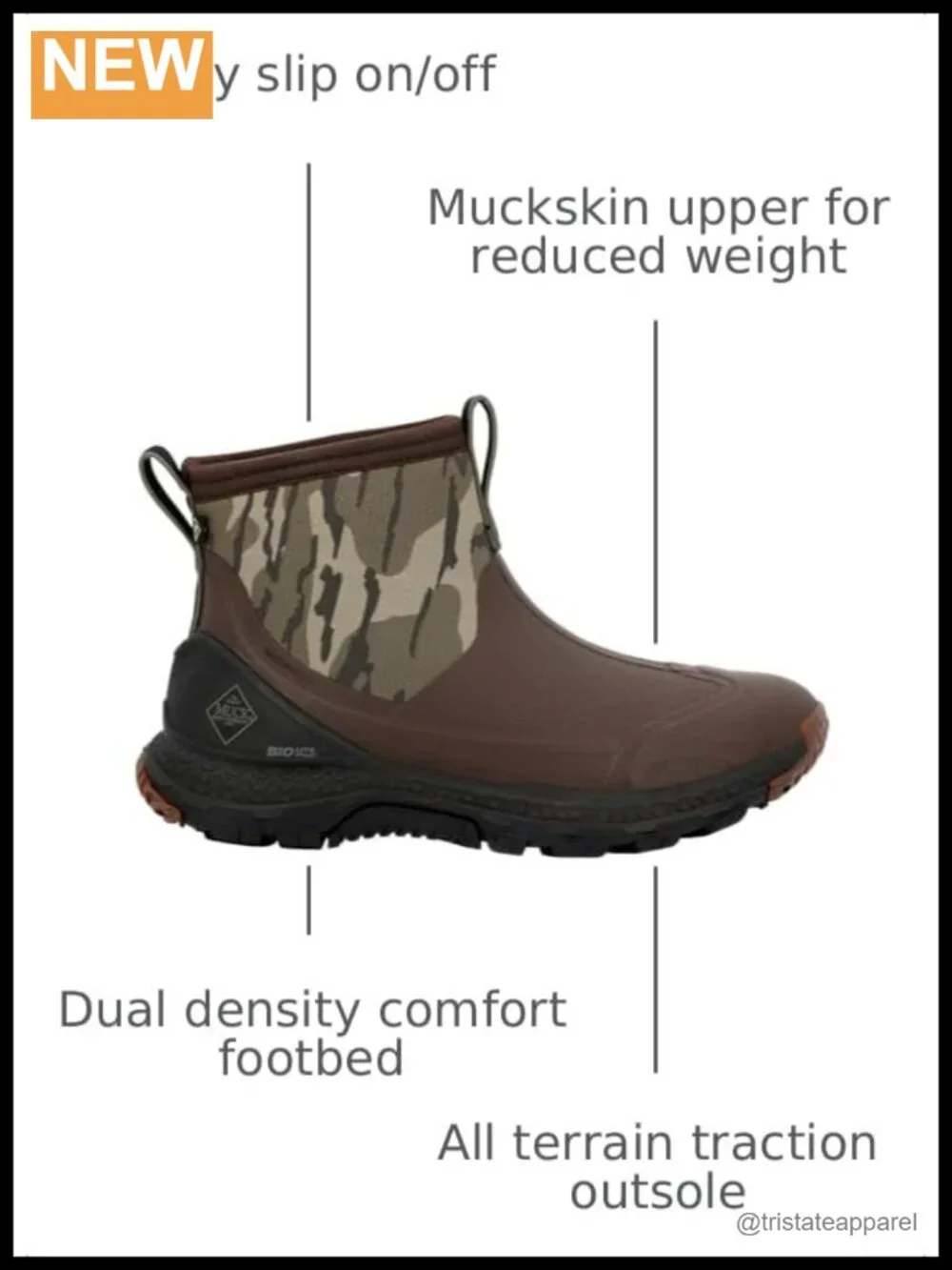 Waterproof Muck Boot Mid-Calf Neoprene Rain & Snow Boot